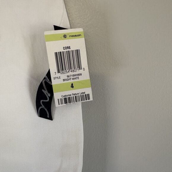 INC International Concepts White Carpi Jeans Women's 4 Curvy Fit Zipper pockets - Picture 3 of 10